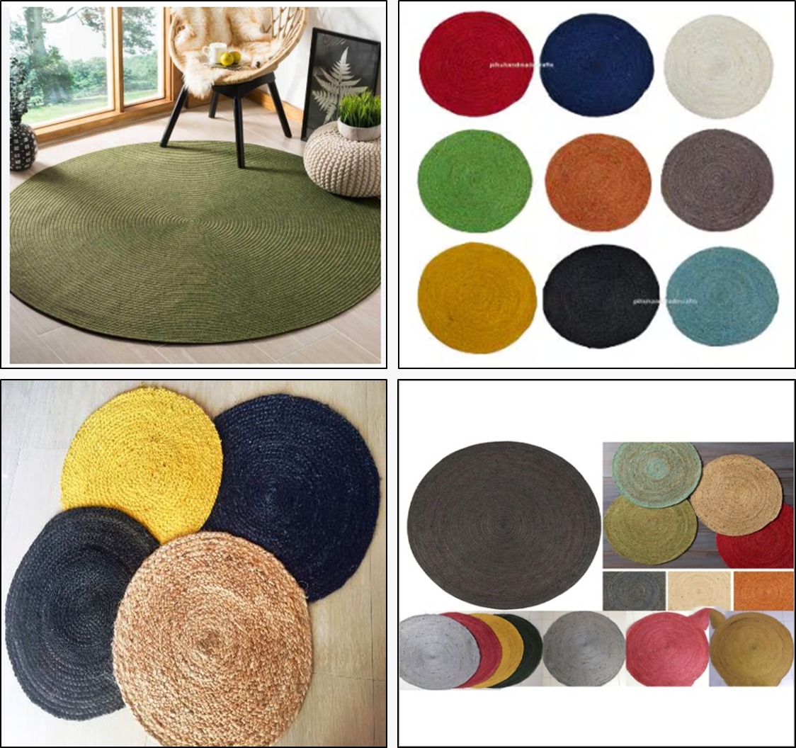 Round Jute Braided Rugs Stock Offer # 2284