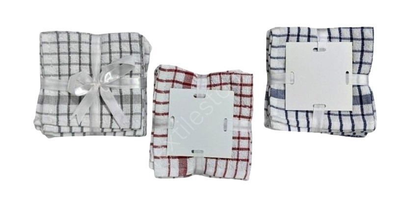 100% Cotton  Dish Cloth Set of 6 Stock Offer 3236