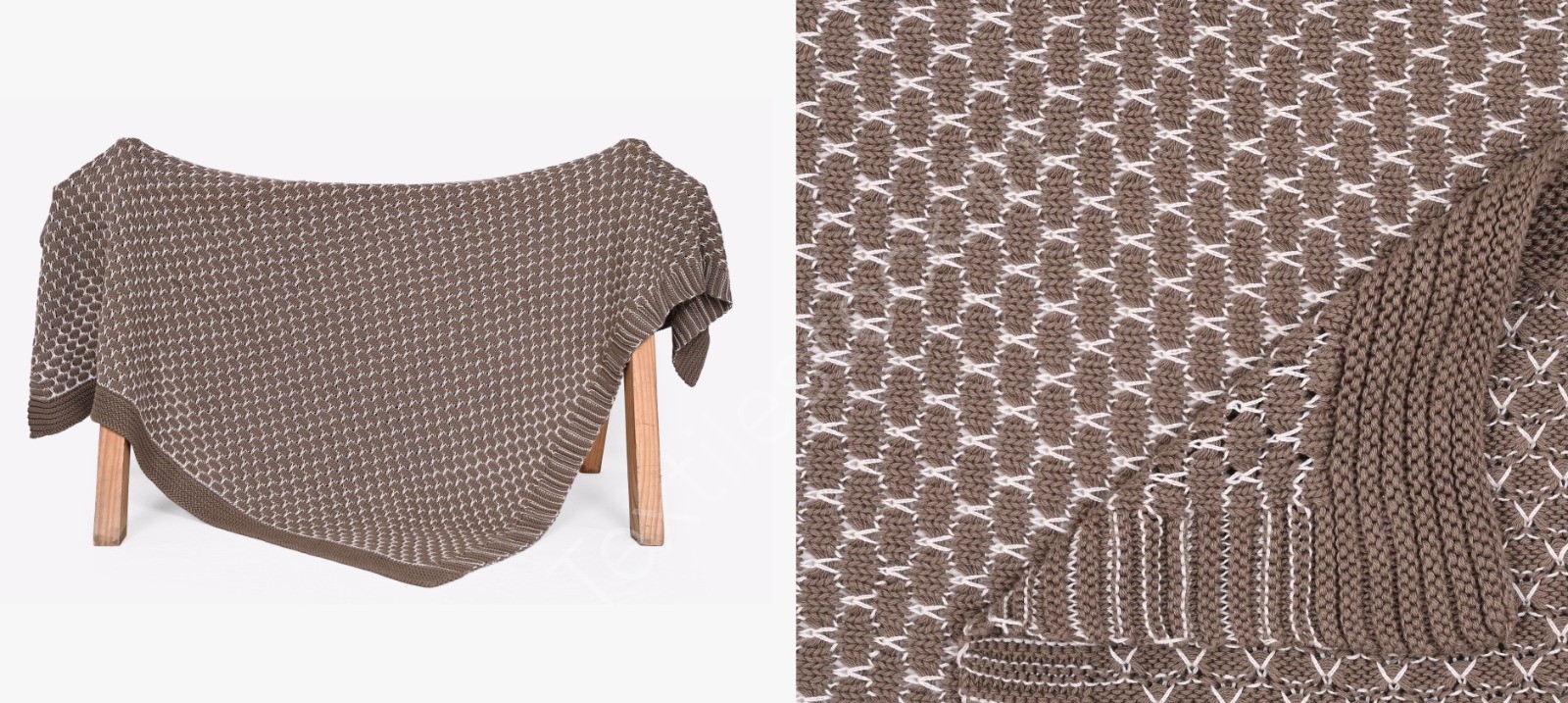 100% Cotton Knitted Baby Blanket Stock Offer # 3240