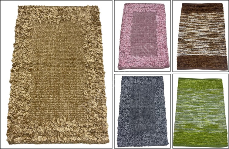 Offer # 3089- Designer Fur Poly Cotton Rugs Stock
