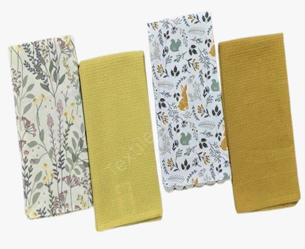100% Cotton 1 Print + 1 Waffle Kitchen Towel Offer # 3237