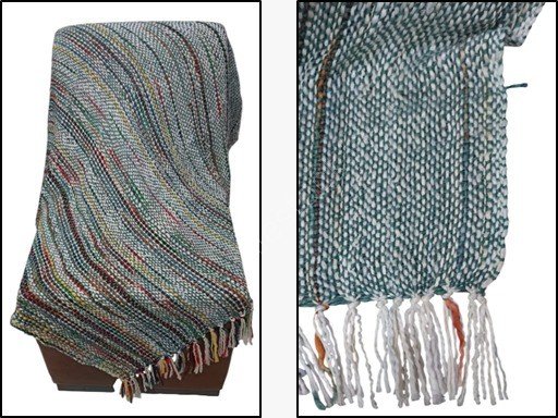 Organized Designer Cotton & Acrylic Throw Ready Stock Offer # 3212-