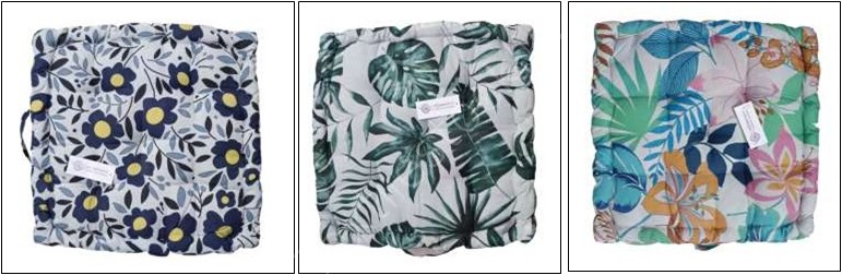 Offer # 3028 Organized Digital Print Poly Box Cushions Stock