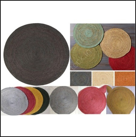Round Jute Braided Rugs Stock Offer # 2284
