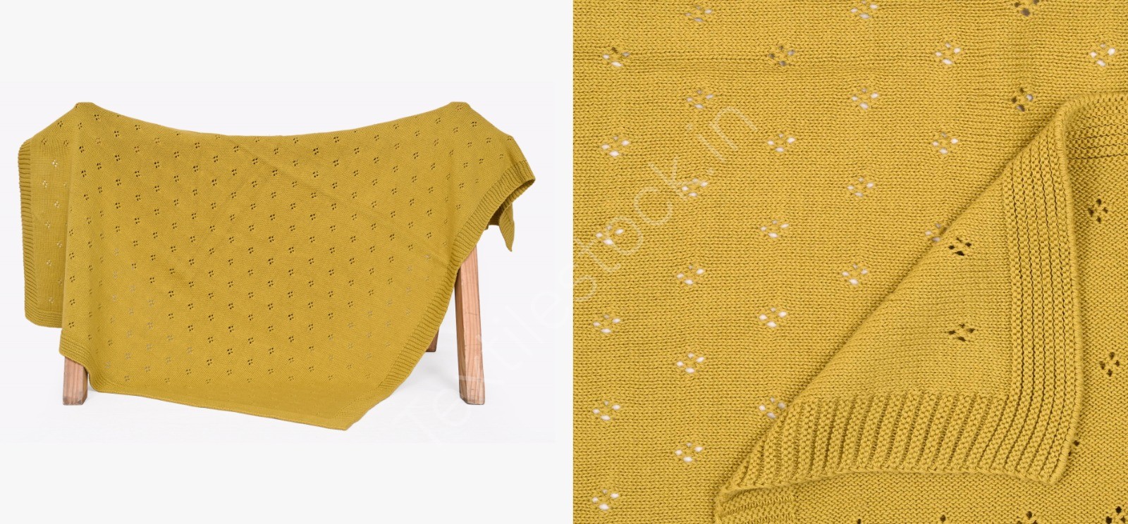 100% Cotton Knitted Baby Blanket Stock Offer # 3240