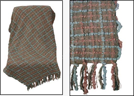 Organized Designer Cotton & Acrylic Throw Ready Stock Offer # 3212-