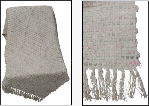 Organized Designer Cotton & Acrylic Throw Ready Stock Offer # 3212-