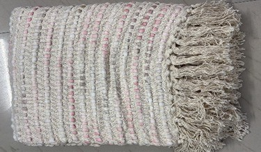 Designer Cotton Acrylic Blend Throws | Ready Stock & Export Surplus Offer# 3230
