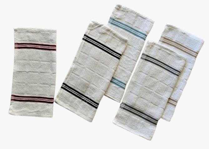 100% Cotton  Dish Cloth Set of 6 Stock Offer 3236