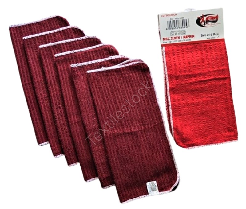 Terry dish cloth set of 6pcs stock Offer # 3228