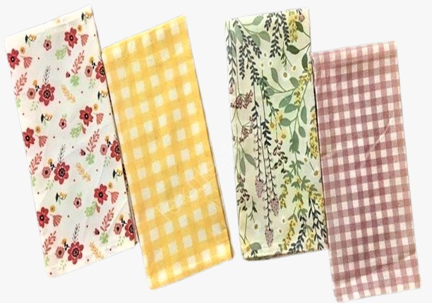 100% Cotton 1 Print + 1 Waffle Kitchen Towel Offer # 3237