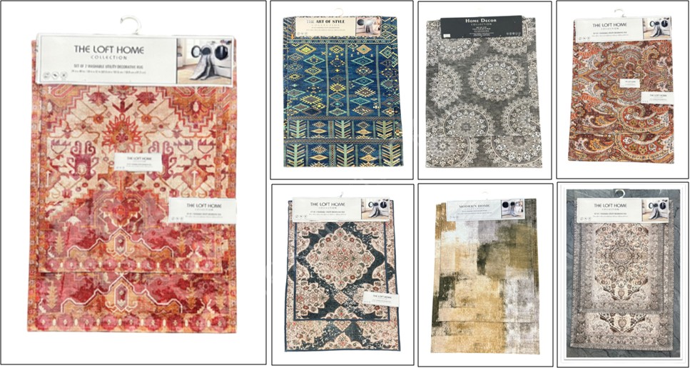 Offer # 3070 - Anti Skid Digital Printed Rug Stock