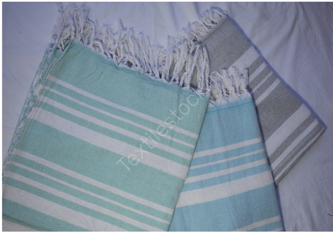 100% Cotton Foutah Towels with & Without Terry Backing Stock Offer # 3231