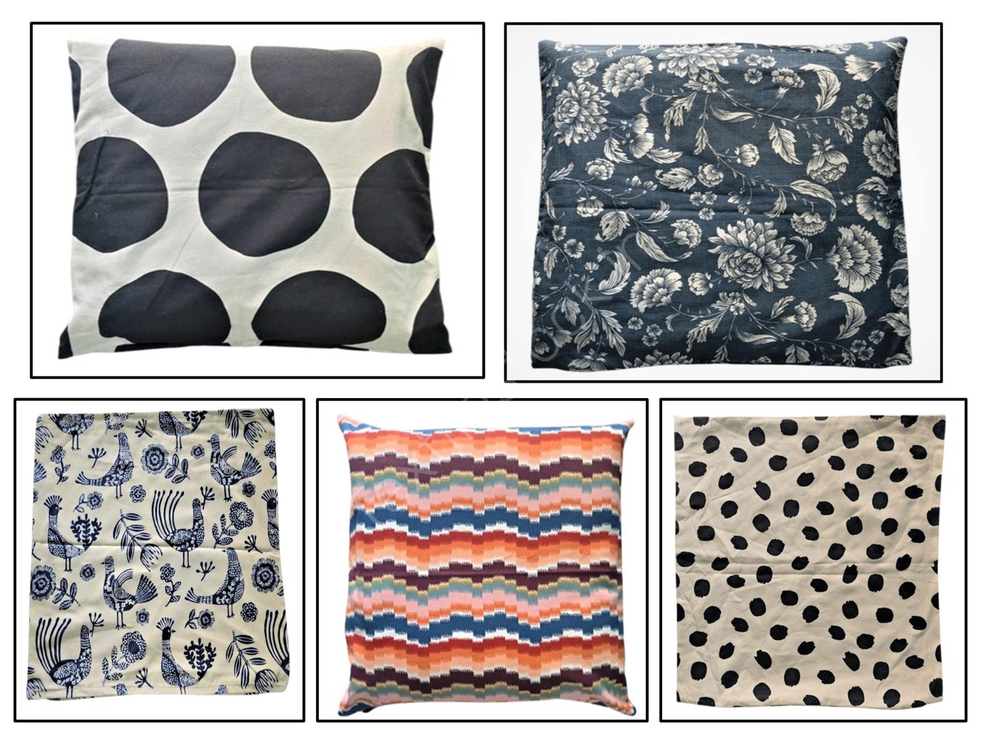 Printed Cushion Cover with top zip Stock Offer # 3227