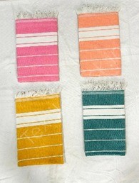 100% Cotton Foutah Towels with & Without Terry Backing Stock Offer # 3231