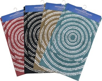 100 % Cotton  Anti Skid  2 pc Bathmat Set Stock Offer # 3232